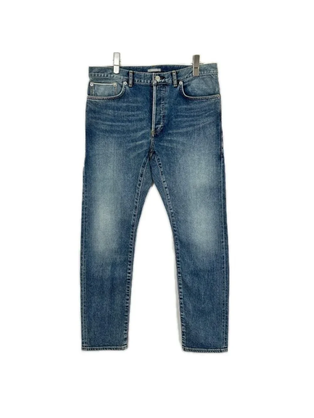 Dior Atelier Leather Patch Denim Pants 31